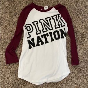 Long sleeve baseball-tee